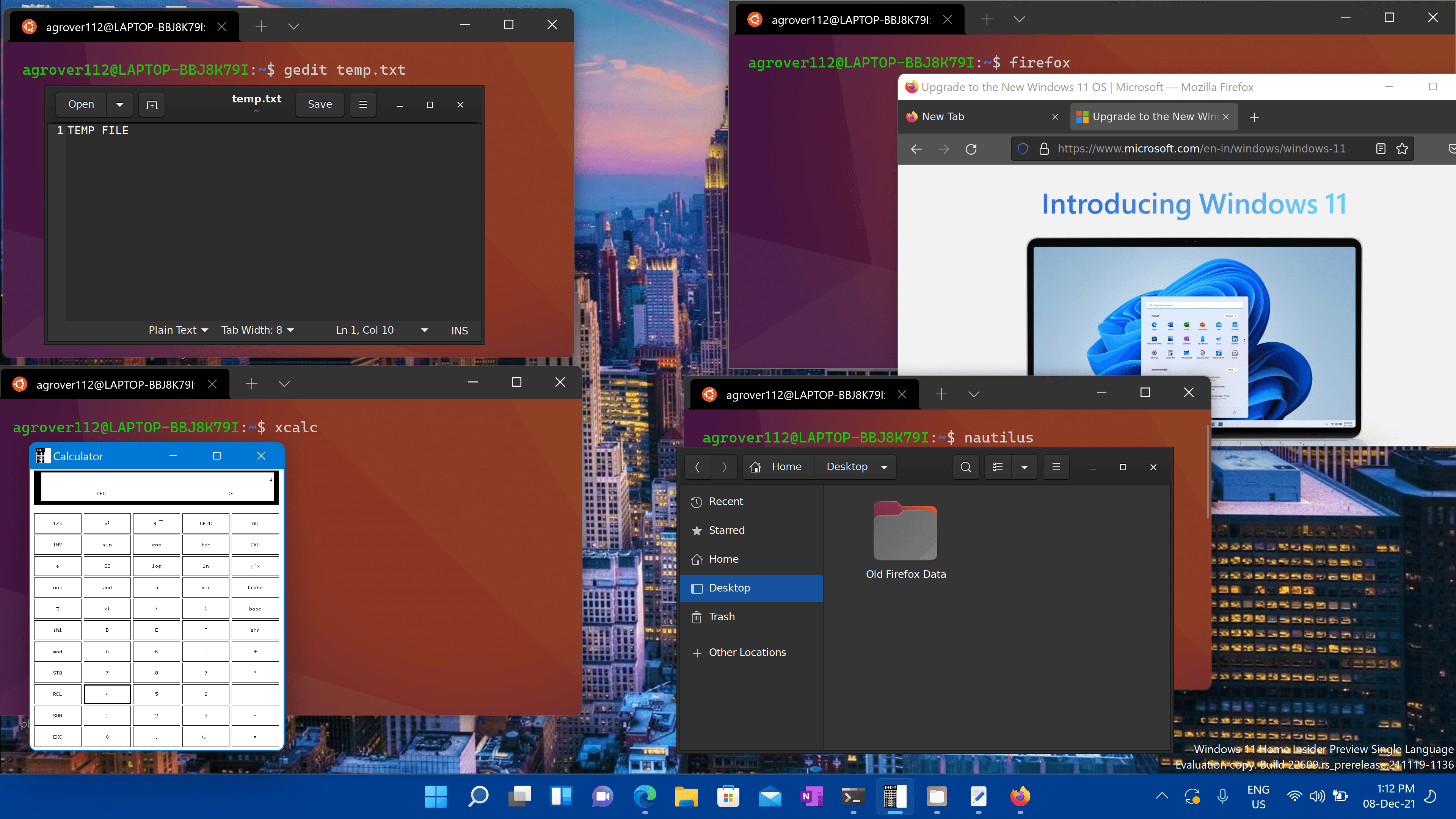 Install and Configure Arch Linux in WSL/WSL2 with GUI